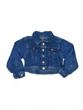 Picapino Toddler Denim Jacket 24M Button Front Blue